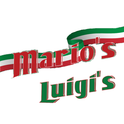 Mario's Luigi's Takeaway logo.